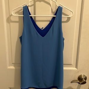 Lilly Pulitzer Florin Reversible Tank Top in Light/Medium Blue - Size XS